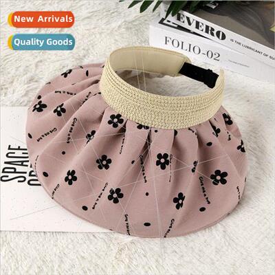 Summer vinyl printed shell cap female outdoor outing UV prot