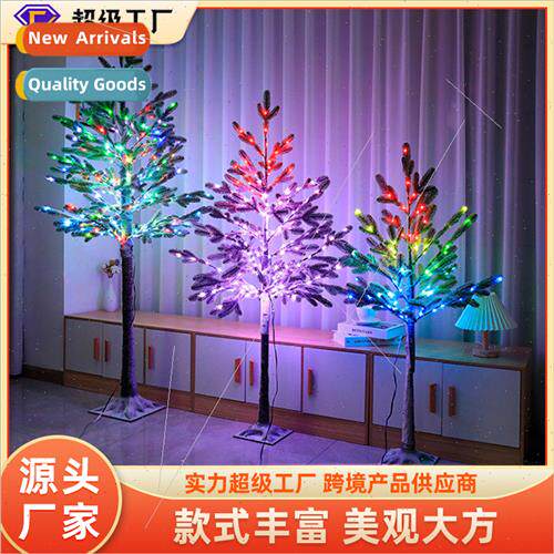 LED mulation Pine Needle Tree Glowing Tree ghts Plant ghts C