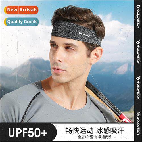 New mens ice silk sports headbands outdoor cycling running b