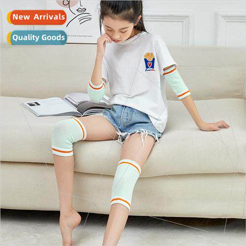Summer new childrens dance knee pads elbow pads su striped s
