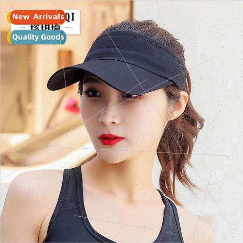 Summer extended brim sunscreen hollow top hat outdoor sports