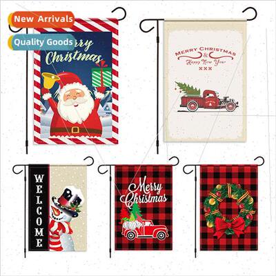 New Garden Flags Christmas Decorations nen Double ded Printi