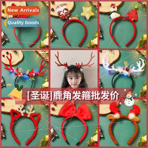 Christmas hair bands hair clips Christmas snowman elk antler