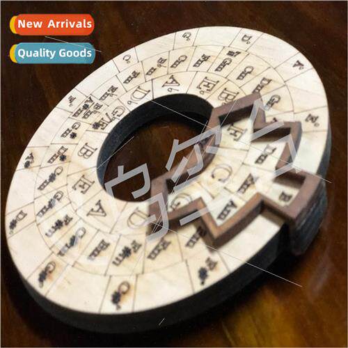 Wooden Melody Tool Circle Fifths Round Wooden Wheel Music Ed
