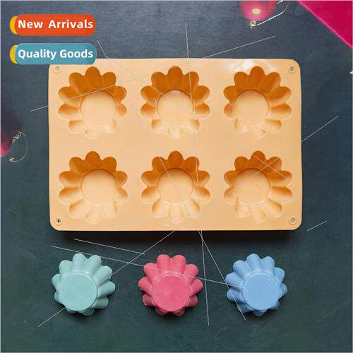 licone 6-in-a-row flower egg tart 268 cake Chocolate jelly p