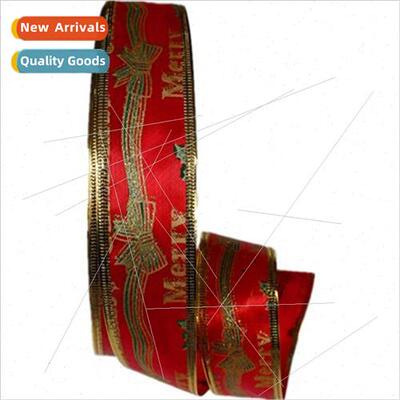 100 yards 5CM wide Merry Christmas ribbon printed ribbon Chr