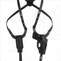 Gun Holster Portable Cowhide Double Shoulder Concealed Outdo thumbnail 7