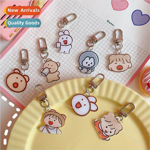 Cute Japan love bear pendant schoolbag jewelry pendant girl