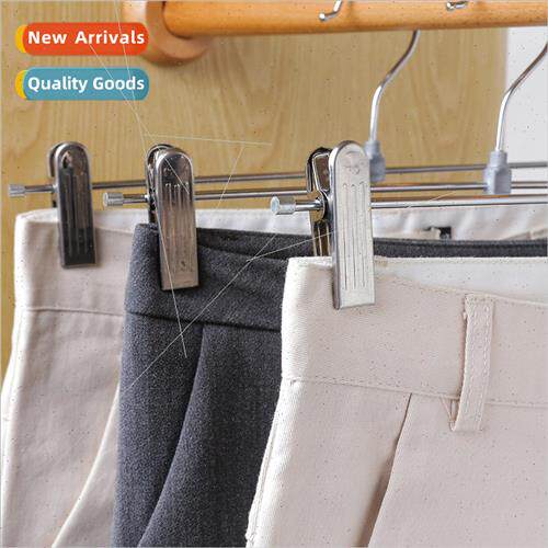 Drying clothes stainless steel metal steel pants clip plasti