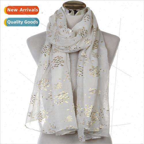 Europe Uned States ladies metal small fish hot gold scarf fi