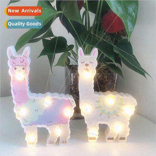 led painted alpaca modeling lamp room modeling decorative la