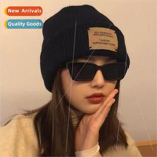 cap cold winter head big knted wool whe warm men Hat