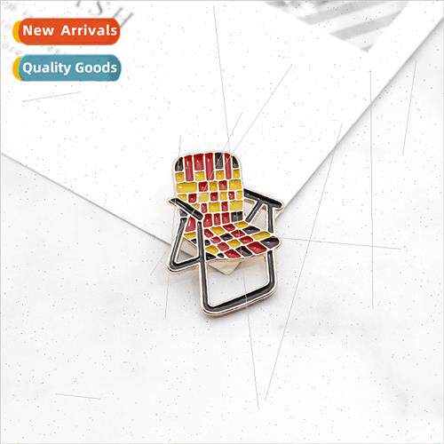 creative wild leisure recliner chair brooch clothing bag acc