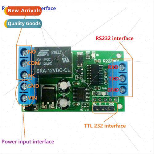 2-in-1 RS232 TTL232 Relay UART Serial Remote Control Swch Co
