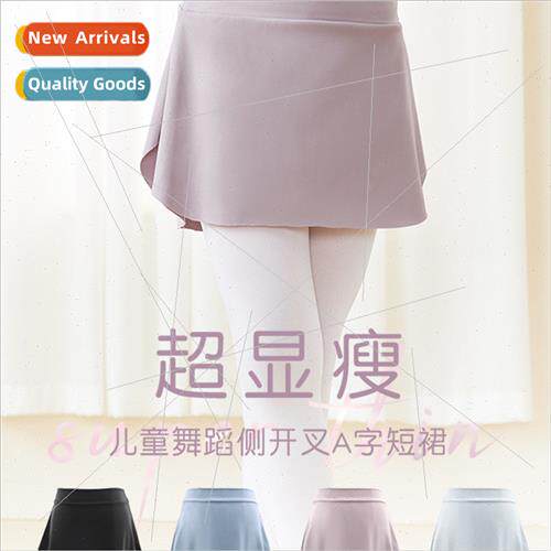 Childrens ballet practice clothes ruffled dance skirt female