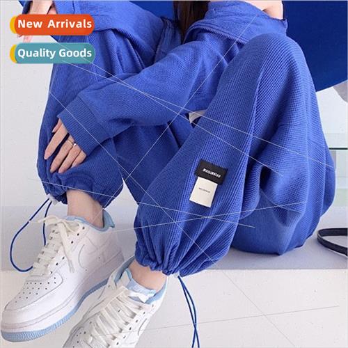 Large size women 2023 fall new women fall bungee casual high图片