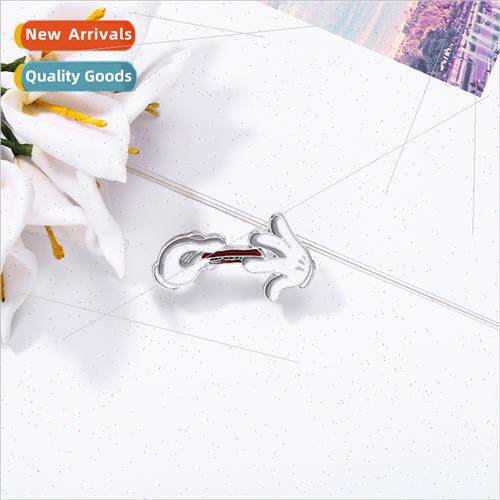 Creative design finger activy harmonica shape brooch clothin