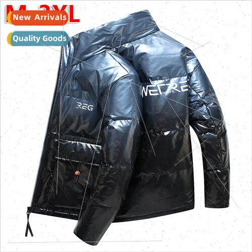 Couple  whe duck down down jacket winter tide loose thickene