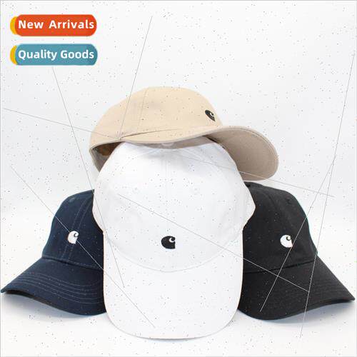 Embroidery cotton baseball cap work soft top duck tongue cap