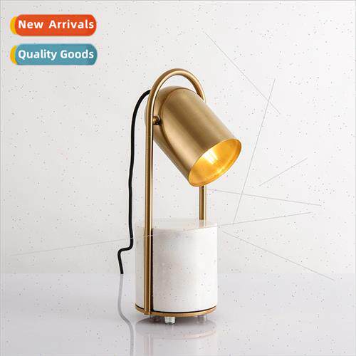 Scandinavian minimalist marble table lamp creative metal lam