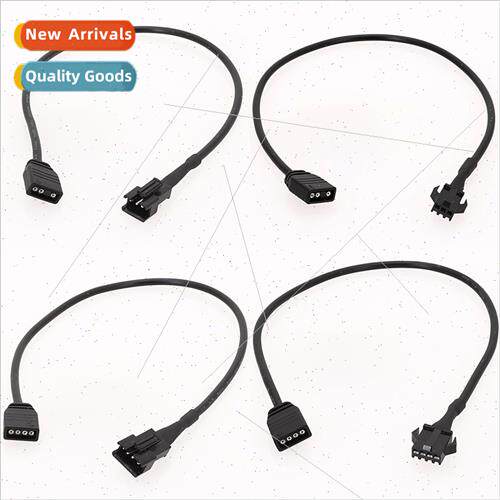 uzhou fengshen lianli rgb adapter cable sm3 pin 4 pin fan li