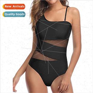 Color One Piece 2023 Bikini Solid Swimsu Women New