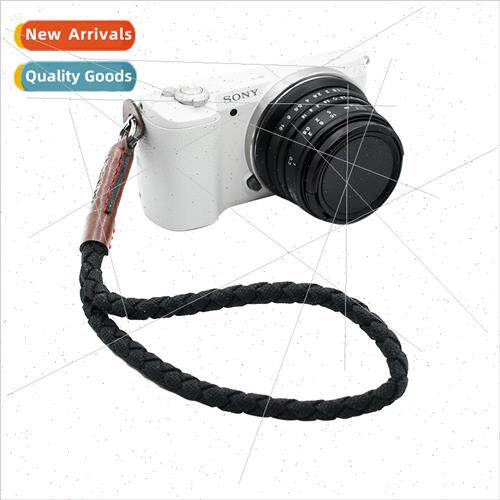 Braided Cotton Microslice Camera Wrist Strap  kon Ca Fuji Pa