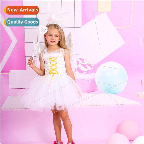 Europe new girls dress Halloween whe angel play costume June