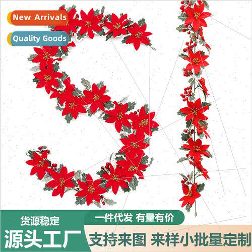 Christmas decorations Christmas flowers red berries holly si