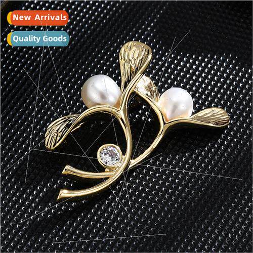 mple Flower Brooch Copper Plated High Grade Botanical Corsag