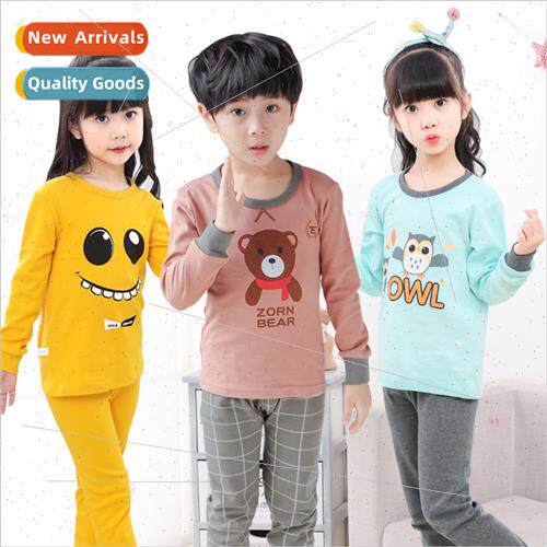 Children underwear set cotton boys girls cotton sweater fall
