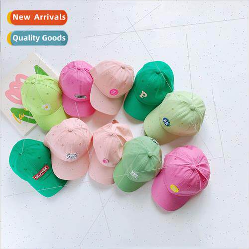 Candy color children baseball cap cotton leisure wh soft top