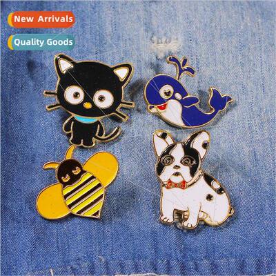 versatile cartoon cute cat whale bee animal series brooch ac