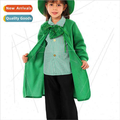 Ireland St. Patricks Day Green Cape Kids School Holiday Part图片