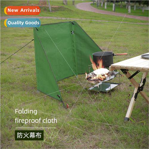 Outdoor camping wind screen picnic burning campfire wind scr