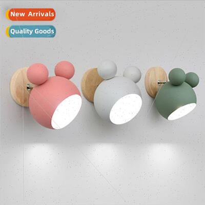 Scandinavian bedroom bedside lamp personalized creative chil