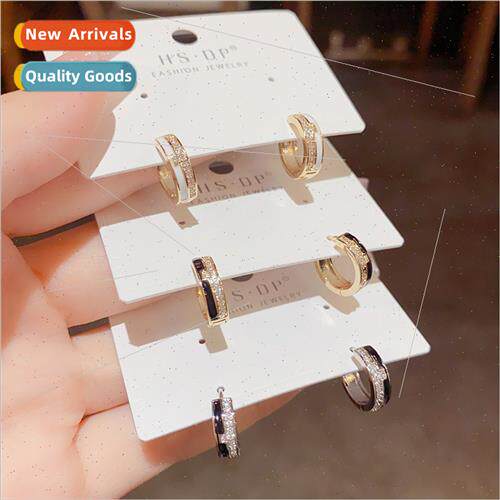 Fashion small oil drop earrings niche delicate earrings