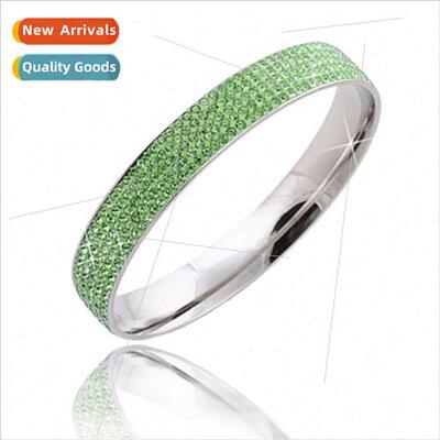 Korea Ins new simple women five rows Czech diamond flat diam