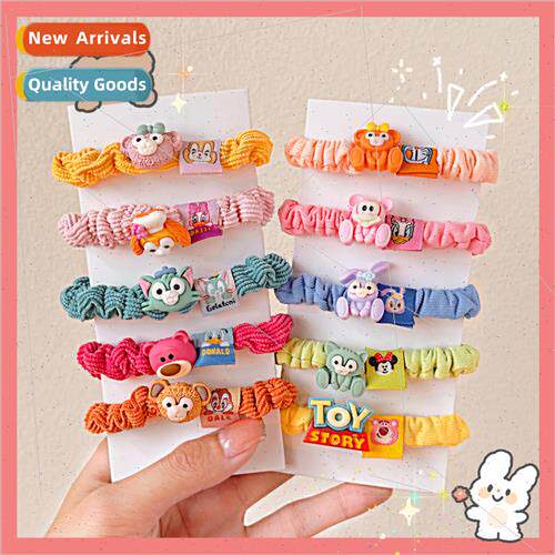 Children leather b2022 new does not hurt hair elastic rubber