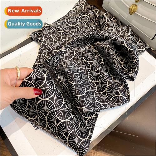 Korea wild double-sided double silk silk scarf fall winter n