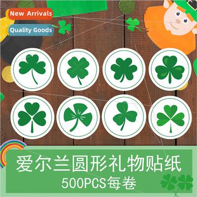 CM2111012 St. Patrick Day Stickers Irish Festival Shamrock S