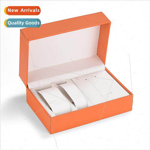 Work gift watch box rectangular simple exquise kraft paper b
