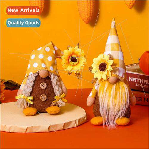 New men women  sunflower couple Rudolph doll decorative doll