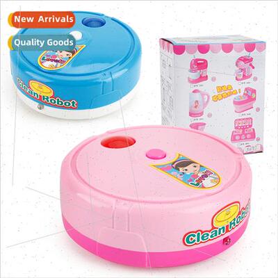 small appliances mini sweeping robot lights music play house