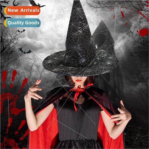 Halloween Wch Hat Wizard Hat Wch Hat Spooky Hat Headdress Bl
