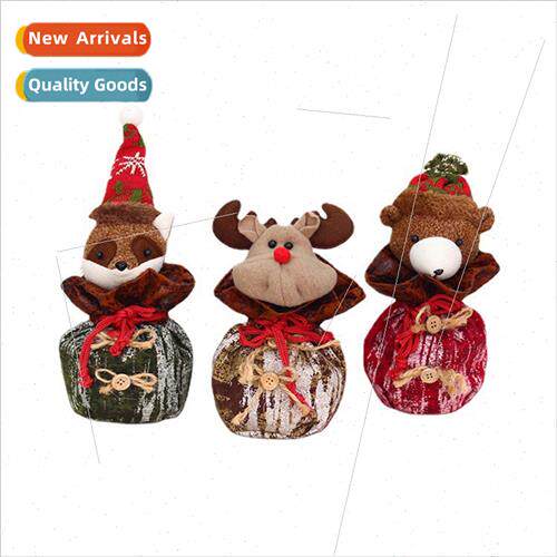 Christmas wh fabric Christmas apple bag Christmas candy bag