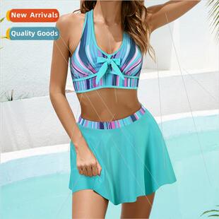 Spl Swimsu Sexy New Multicol Skinny Europe Skirt 2022 Bikini