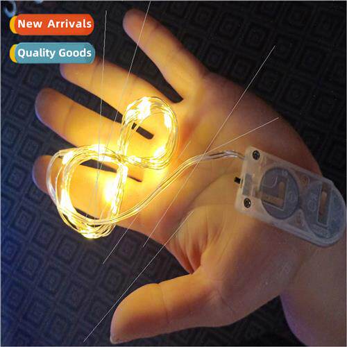 String lights copper wire string lights LED button battery 2