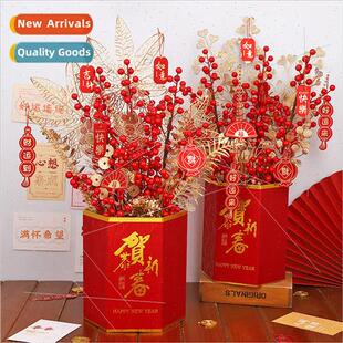 Eve Year Flower Bucket Arrange nar Fortune New