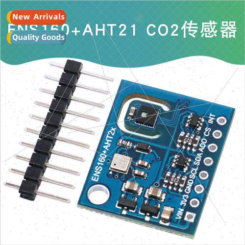 ENS160+AHT21 Carbon Dioxide CO2 eCO2 TVOC Air Volume Tempera